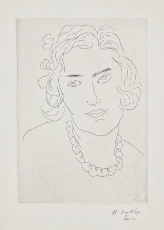Etching Matisse - Le Grand Collier 