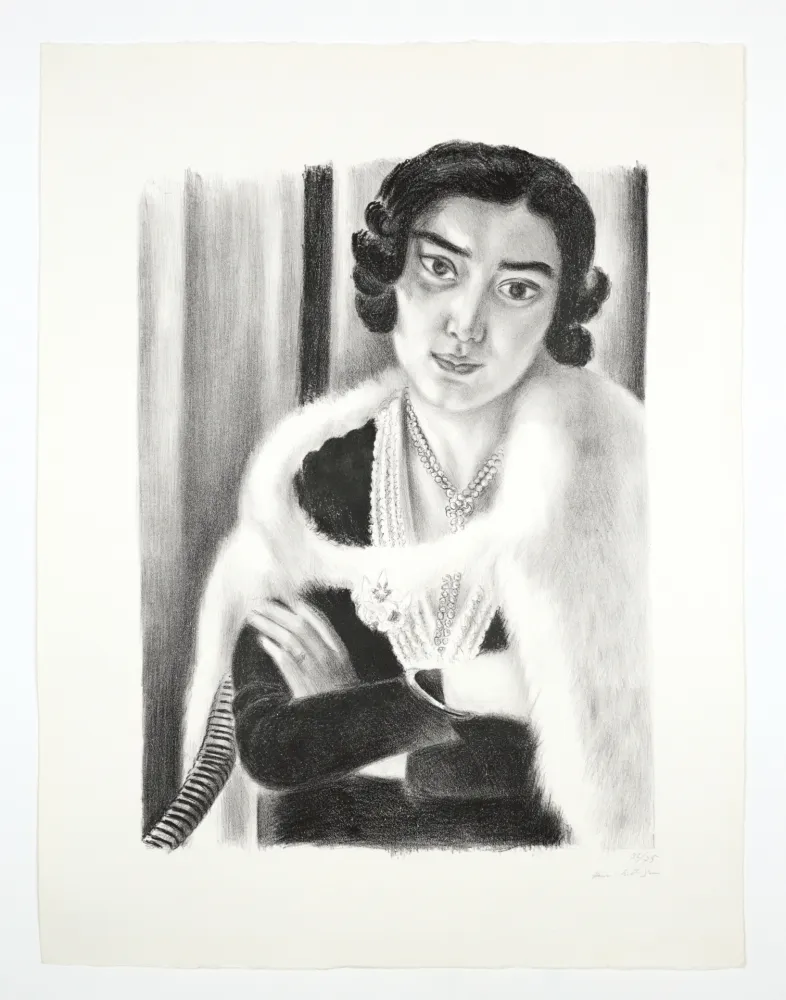 Lithograph Matisse - Le renard blanc