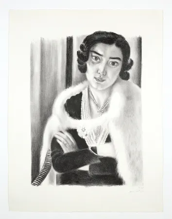 Lithograph Matisse - Le renard blanc