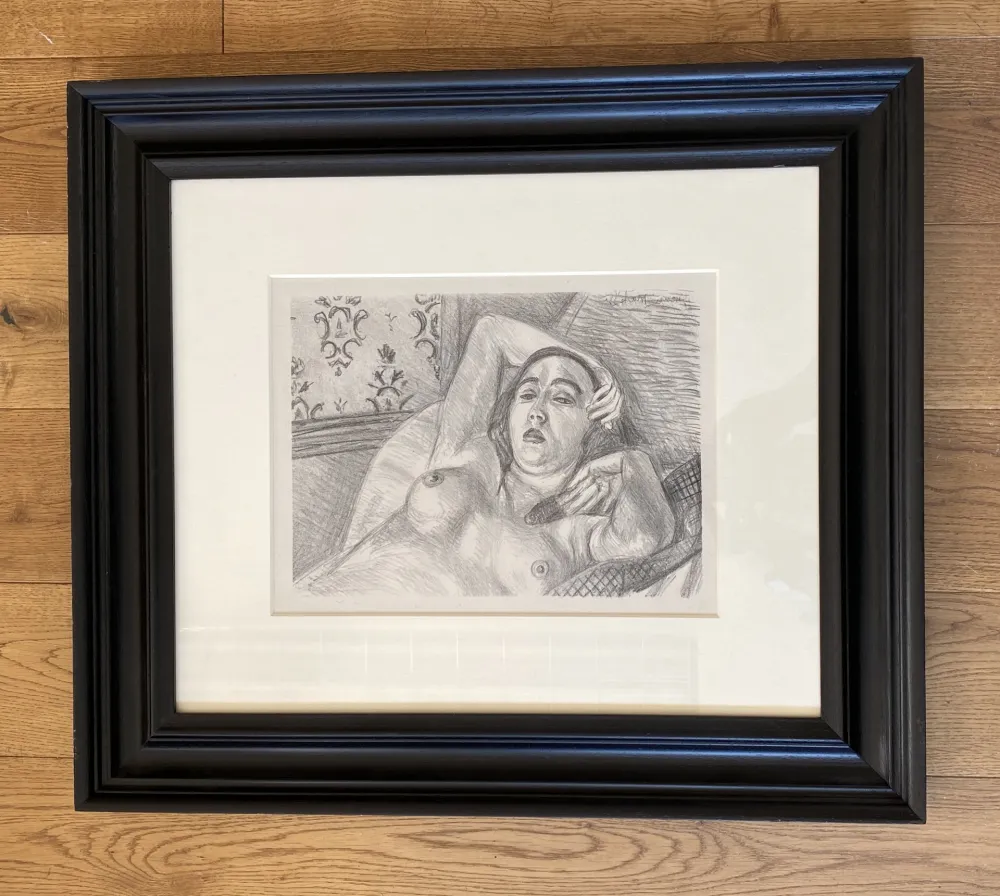 Lithograph Matisse -  Le repos du modele