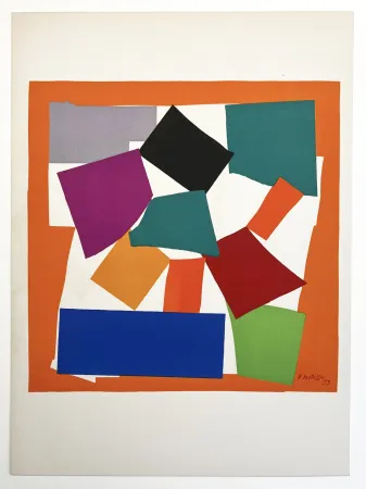 Lithograph Matisse - L'ESCARGOT (1953). Lithographie d'après les papiers découpés. De luxe sur Arches.