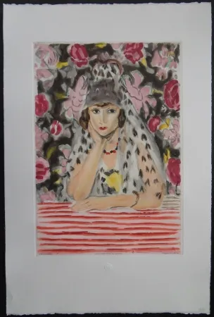 Etching And Aquatint Matisse - L'espagnole