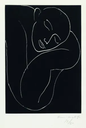 Aquatint Matisse - L'Homme endormie