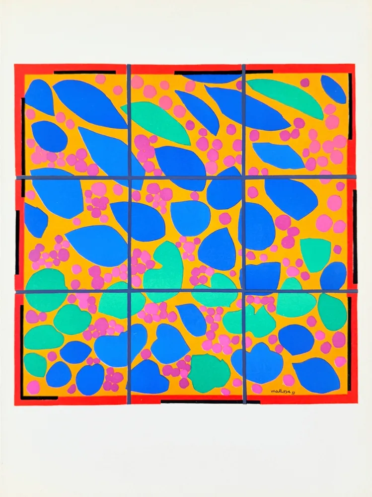 Lithograph Matisse - Lierre en Fleur