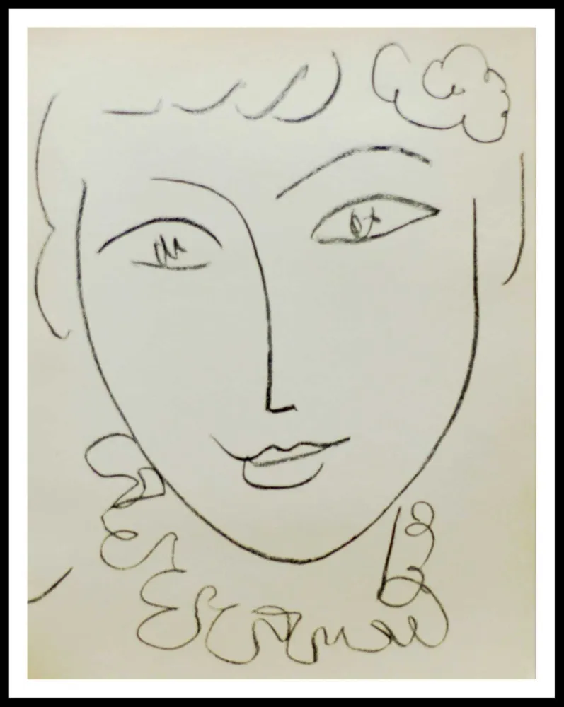 Lithograph Matisse - Madame de Pompadour