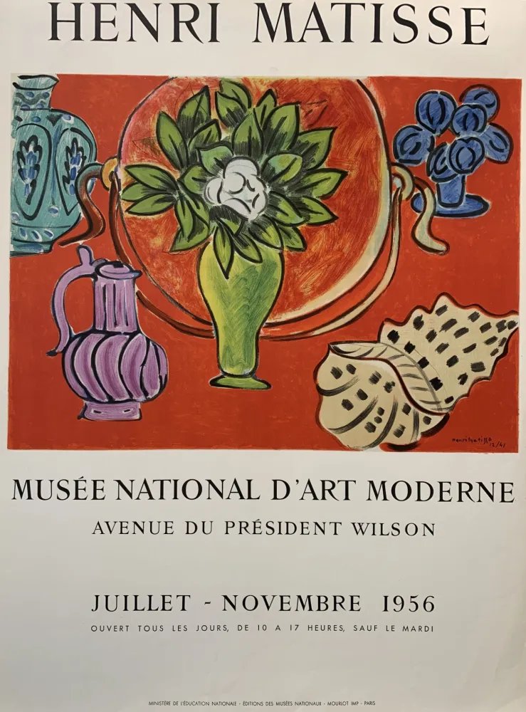 Lithograph Matisse - Musée National d'Art Moderne