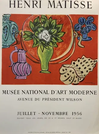 Lithograph Matisse - Musée National d'Art Moderne