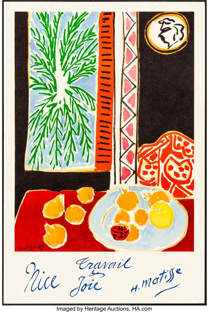 Lithograph Matisse - Nice, Travail et joie