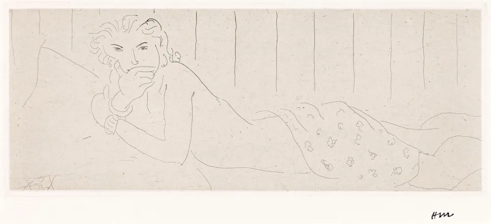 Etching Matisse - Nu Allongé