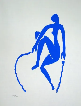 Lithograph Matisse - Nu bleu, sauteuse de corde