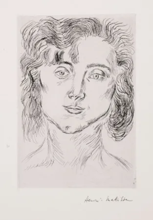 Etching Matisse - One plate, from Cinquante Dessins (Duthuit Books 2)