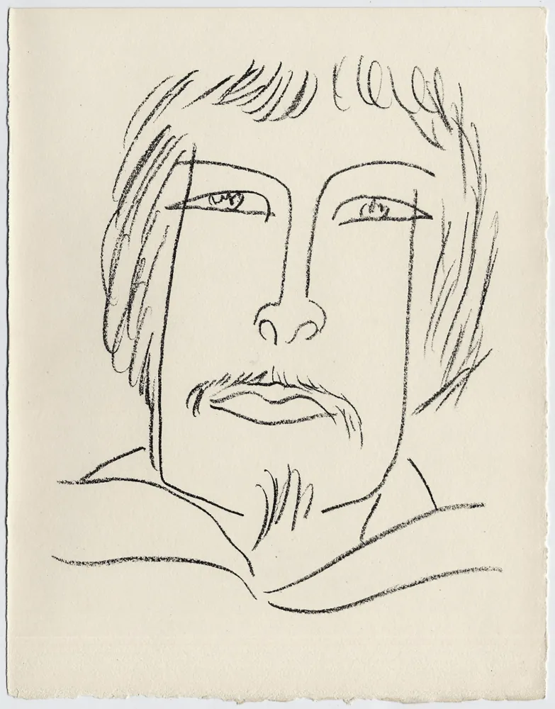 Lithograph Matisse - Portrait d'homme esquimau n° 7. 1947 (Pour Une Fête en Cimmérie)