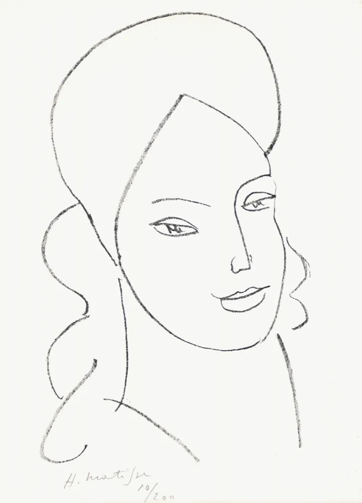 Lithograph Matisse - Saint Catherine, 1946