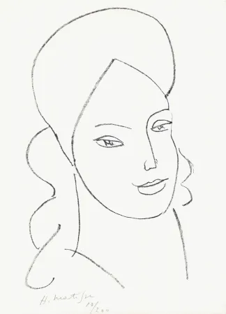Lithograph Matisse - Saint Catherine, 1946
