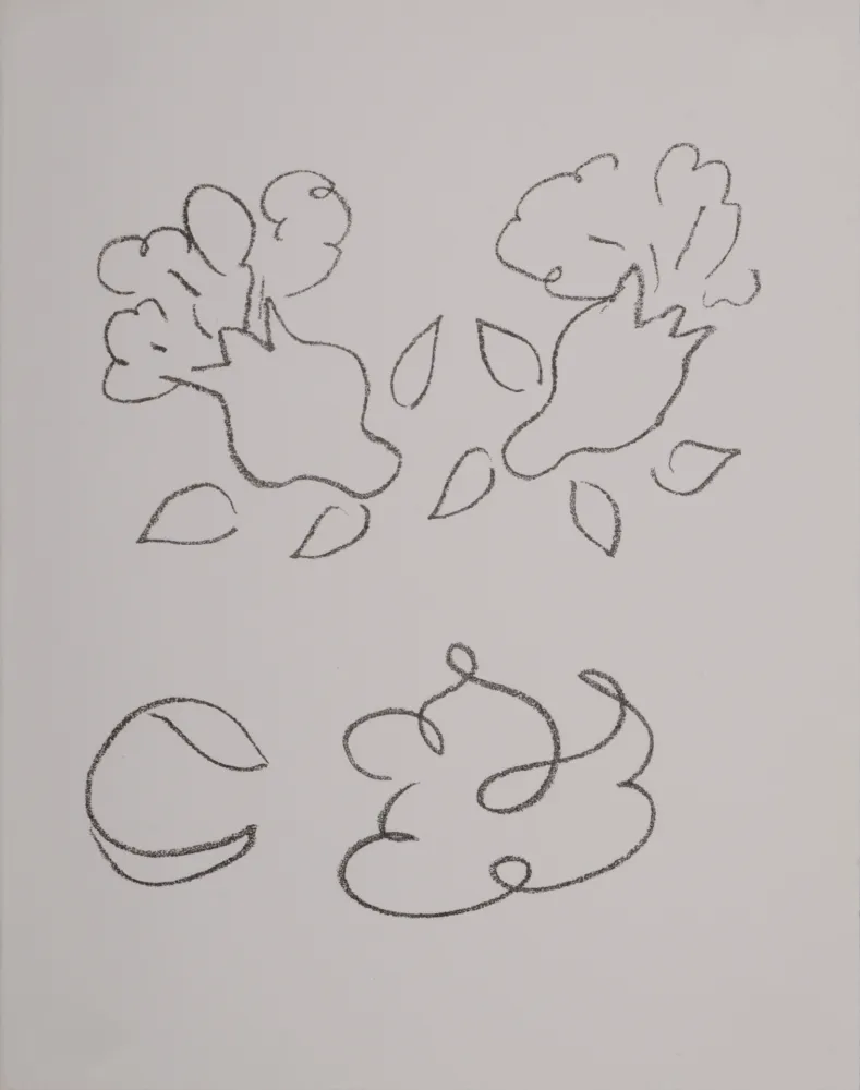 Lithograph Matisse - Sketch for la religieuse portugaise, 1972
