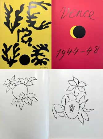Illustrated Book Matisse - VERVE VOL. VI - N° 21-22. VENCE 1944-48 : PEINTURES ET DESSINS DE MATISSE.