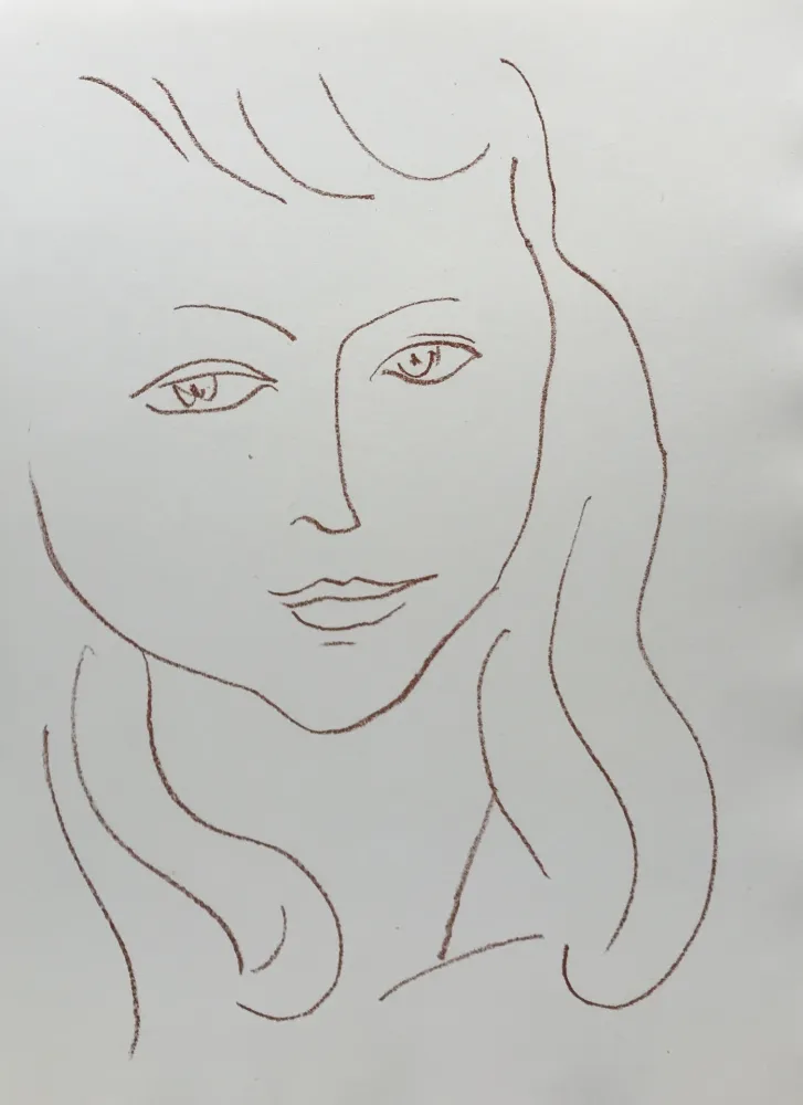 Lithograph Matisse - Visages II