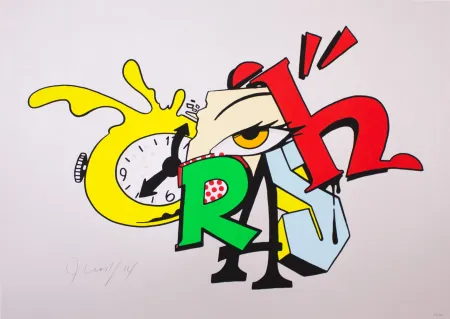 Screenprint Matos - Clock 2