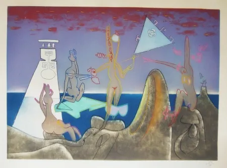 Engraving Matta - 4 a.m.