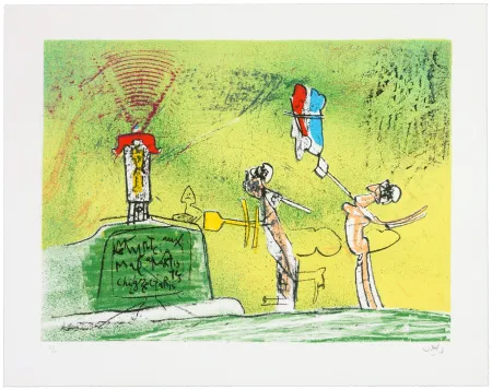 Lithograph Matta - All Cosmicstrippers I