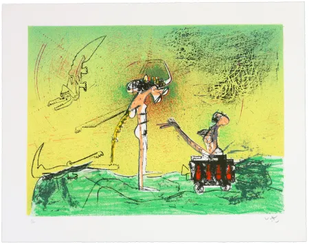 Lithograph Matta - All Cosmicstrippers II