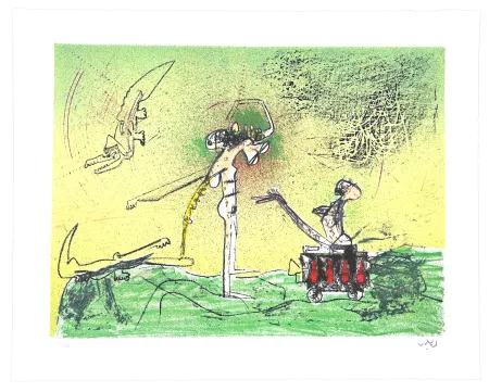 Lithograph Matta - All Cosmicstrippers II