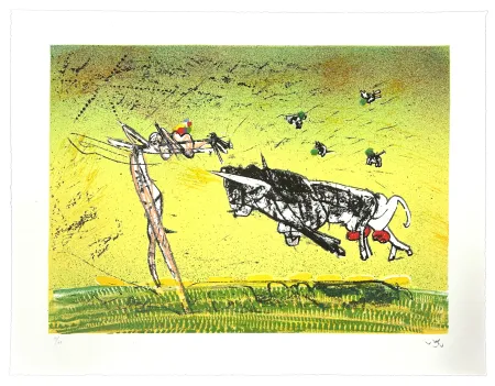 Lithograph Matta - All Cosmicstrippers IV