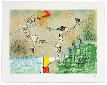 Lithograph Matta - All Cosmicstrippers IX