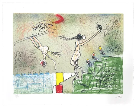 Lithograph Matta - All Cosmicstrippers IX