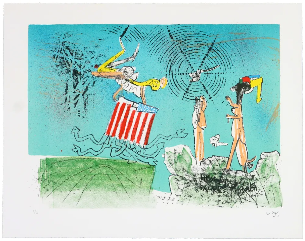 Lithograph Matta - All Cosmicstrippers V