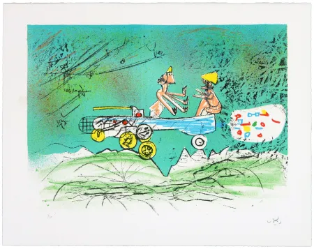 Lithograph Matta - All Cosmicstrippers VI