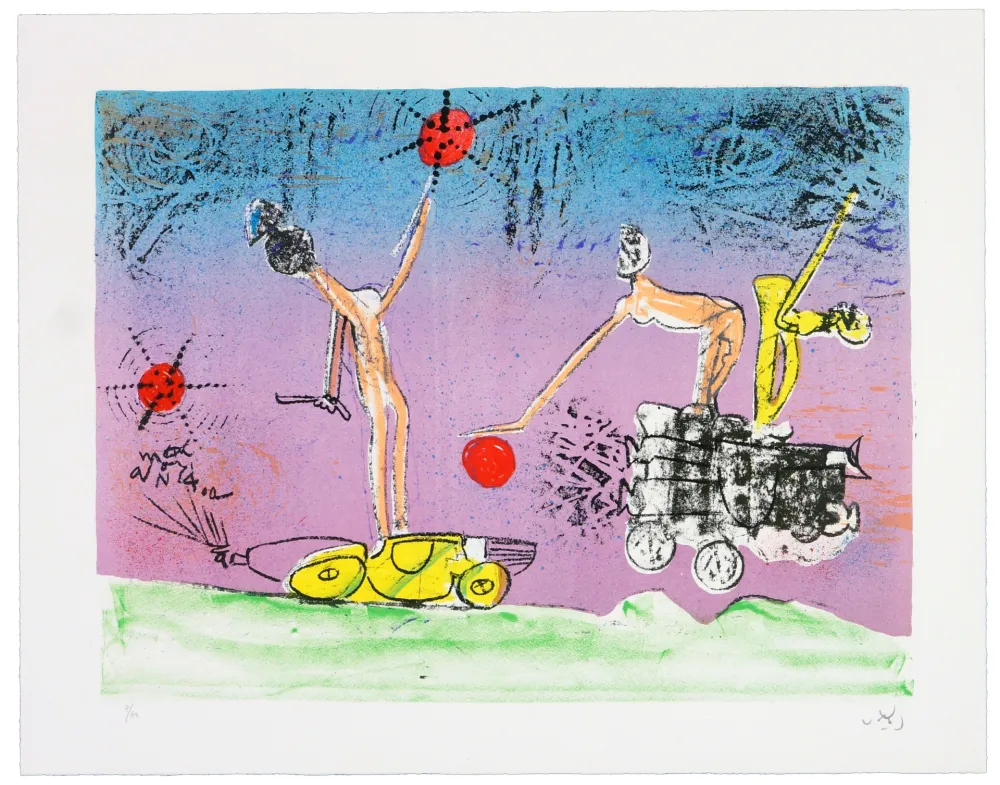 Lithograph Matta - All Cosmicstrippers VII