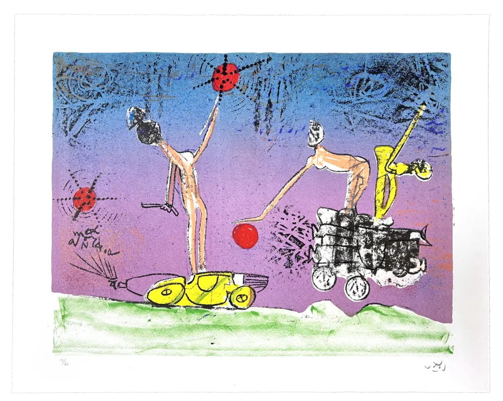 Lithograph Matta - All Cosmicstrippers VII
