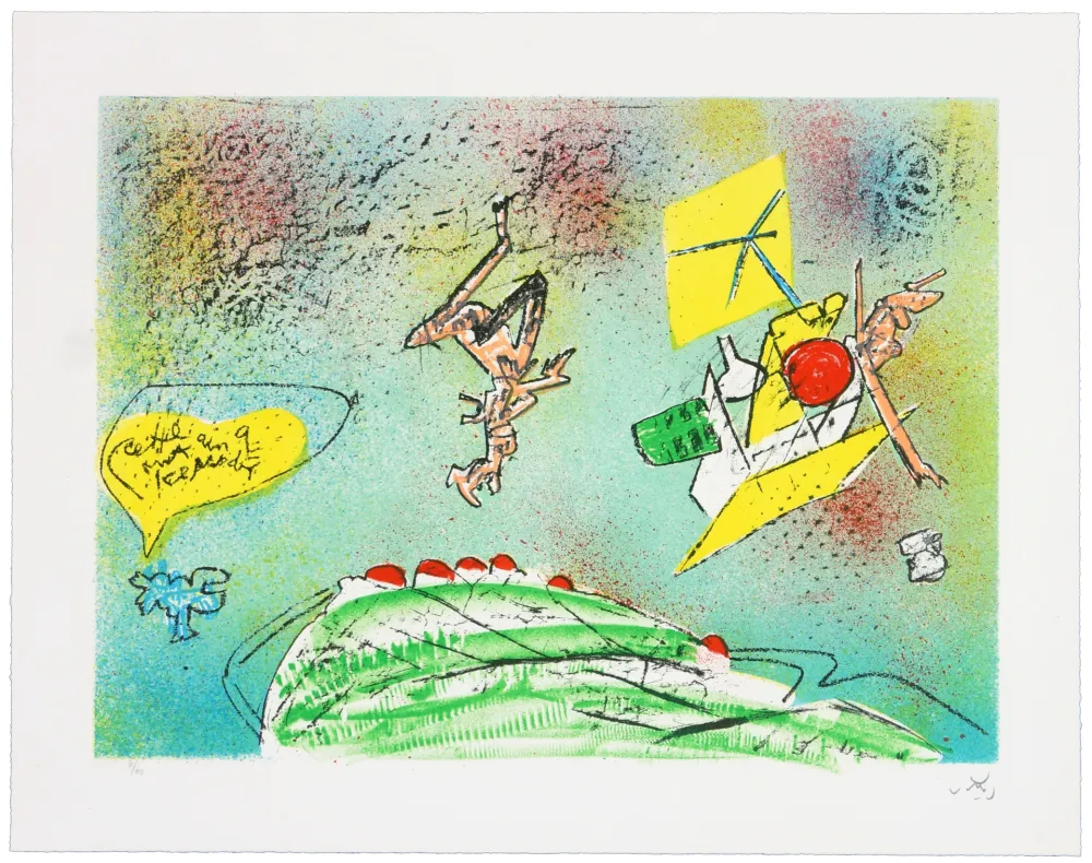 Lithograph Matta - All Cosmicstrippers VIII