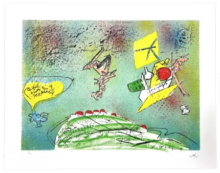 Lithograph Matta - All Cosmicstrippers VIII