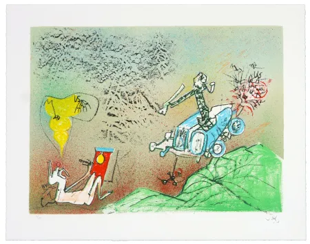 Lithograph Matta - All Cosmicstrippers X