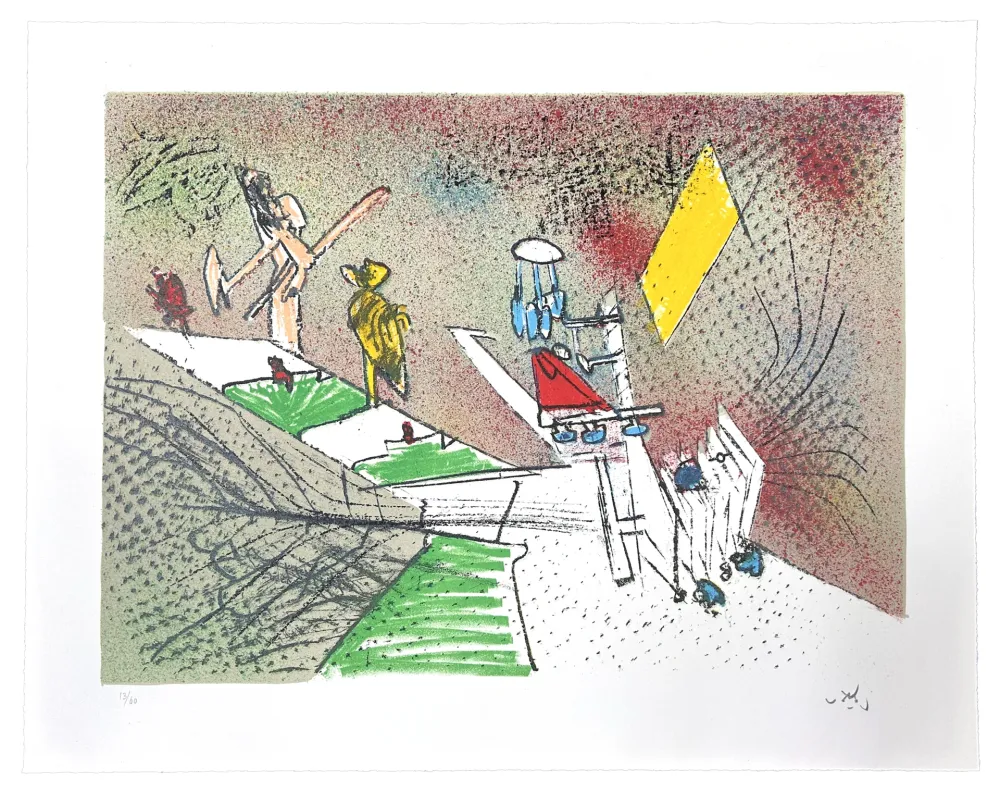 Lithograph Matta - All Cosmicstrippers X