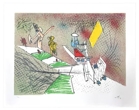 Lithograph Matta - All Cosmicstrippers X