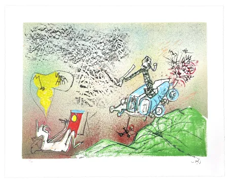 Lithograph Matta - All Cosmicstrippers XI