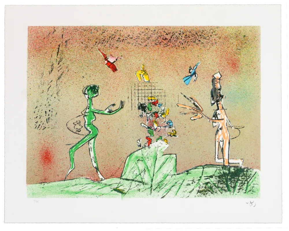 Lithograph Matta - All Cosmicstrippers XIII