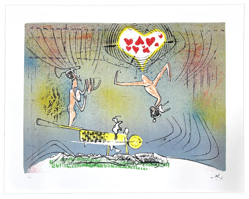 Lithograph Matta - All Cosmicstrippers XIV