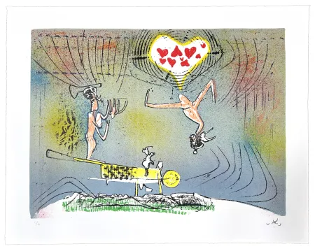 Lithograph Matta - All Cosmicstrippers XIV