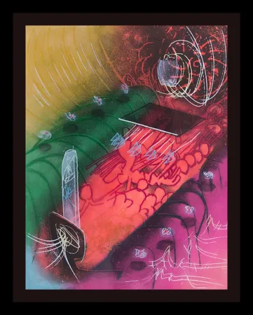 Etching And Aquatint Matta - Attire le gai venin (Une Saison en Enfer)