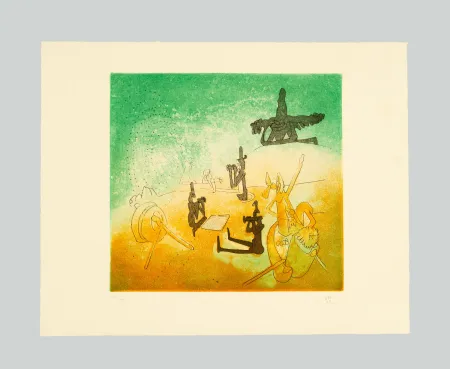 Etching And Aquatint Matta - Autoapocalipse