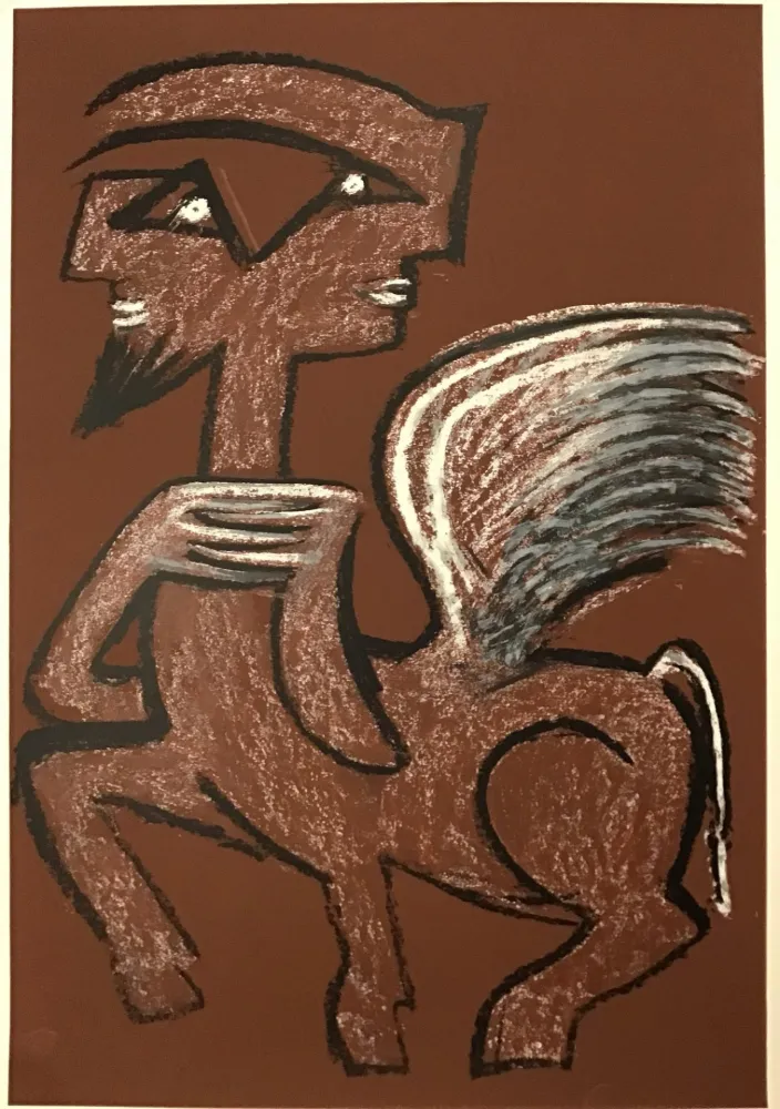 Screenprint Matta - Centaure hermaphrodite