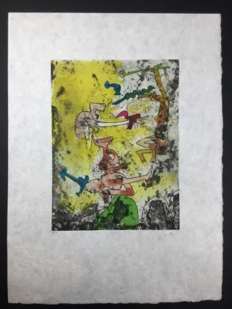 Etching And Aquatint Matta - Centre Noeuds