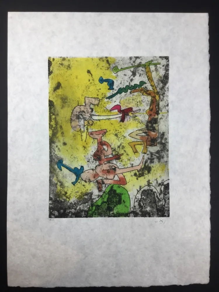 Etching And Aquatint Matta - Centre Noeuds