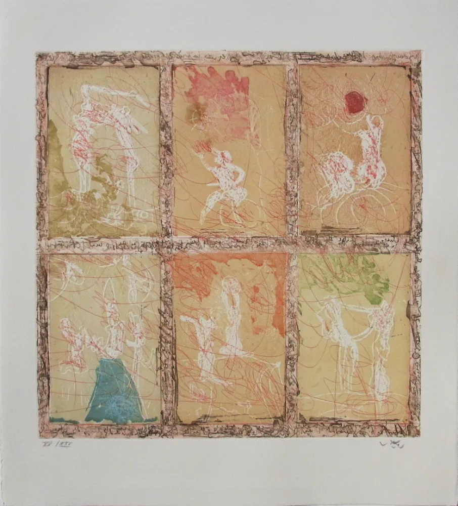 Etching And Aquatint Matta - Chair de rousse