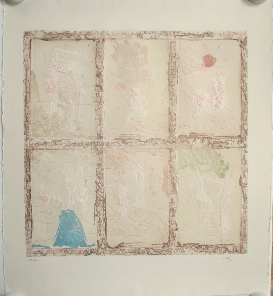 Aquatint Matta - Chair de Rousse