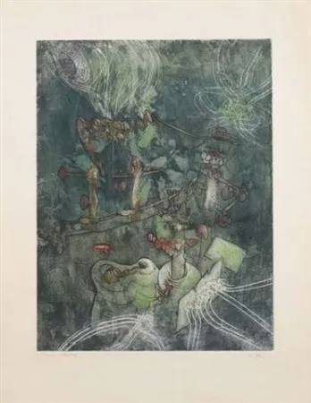 Etching And Aquatint Matta - CHAOSMOS